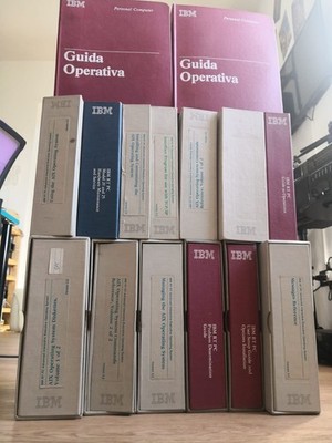 IBM RT 6150 Handbücher + Software Original Vintage, 15 Stück aus Sammlung