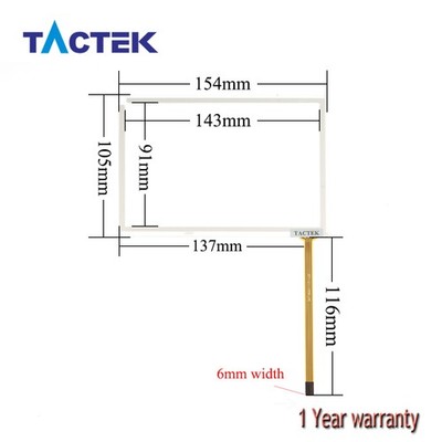 1PC  for   AMS-210E IP-400 IP-410 Glass Digitizer Touchpad Touch Screen Panel