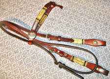 Nice Quality Rawhide Braid trim Ranch Horse-Western Futurity Browband Headstall