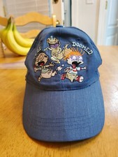 Vintage Child Rugrats Nickelodeon 1997 Viacom Snapback blue Baseball Cap