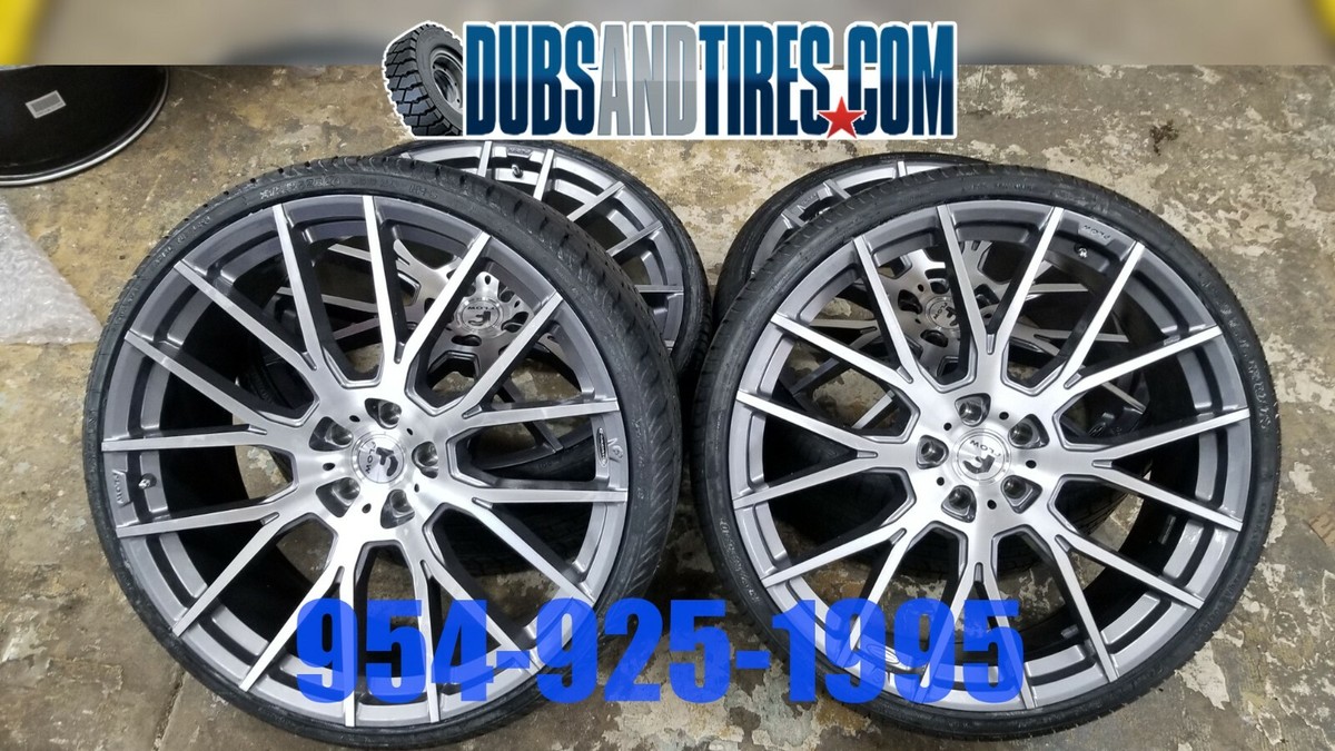 24 INCH 24X9 AND 24X10 FORGIATO FLOW RIMS BP:5x120 Tire:275/25ZR24