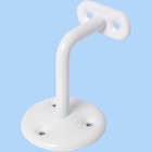LARGE WHITE METAL HANDRAIL BRACKET Stair/Bannister/Support/Hand/Rail/Wall/Hold