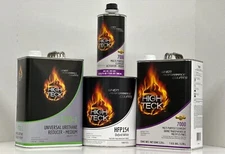 Ford  YZ or Z1 Oxford White Basecoat Paint Gal Reducer & 7000 Gal Clear Kit