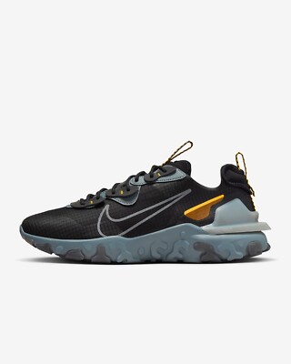 Authentic Nike React Vision  (UK Size 6 US 7 EUR 40) Black / Cool Grey
