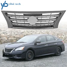 For 2013-2015 Nissan Sentra S SV SL 623103SH0A Front Upper Grille Chrome Grill