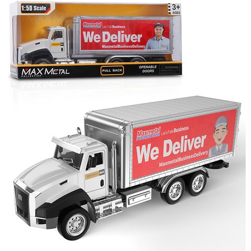 1/50 Scale Kids Garbage Truck Toys Model Car Diecast Pull Back Toy Cars Gift|US - Picture 19 of 23