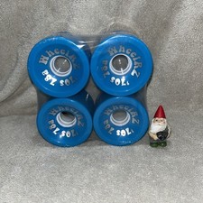 Pack of 4 Wheelz 70s 78a Skateboarding Wheels - Blue 62X33 mm 78A