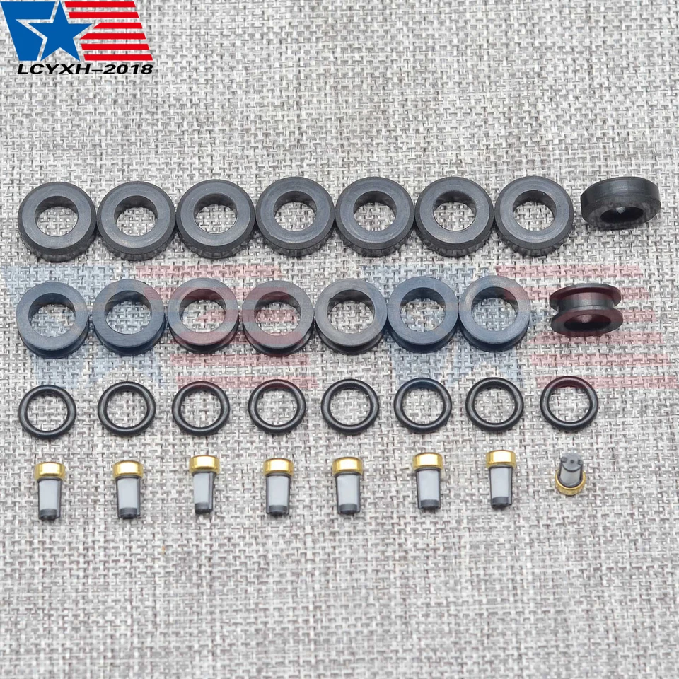 KITS DE REPARACIÓN DE INYECTOR DE COMBUSTIBLE PARA 92-97 Lexus LS400 SC400 4,0 L V8 23250-50020 EE. UU. Foto 2 de 4