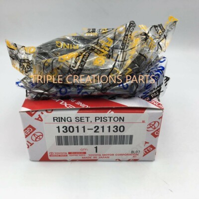 13011-21130 Toyota Prius 2004-2009 1.5L 1NZFXE Engine Piston Rings