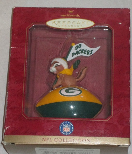 New 1999 Hallmark Keepsake Ornament Green Bay Packers NFL 05237 Go
