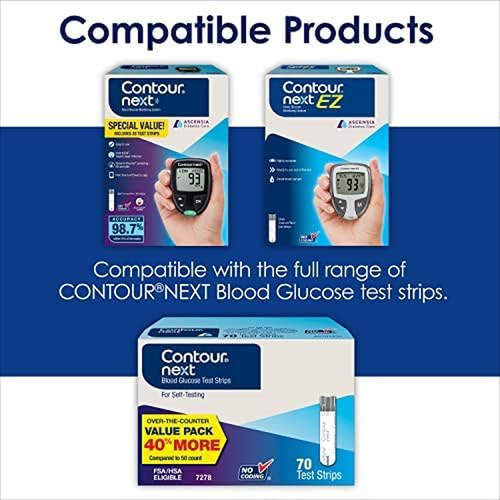 Medidor De Glucosa Azúcar Glucómetro Diabetes Contour Next EZ Glucose Bayer - Picture 3 of 3