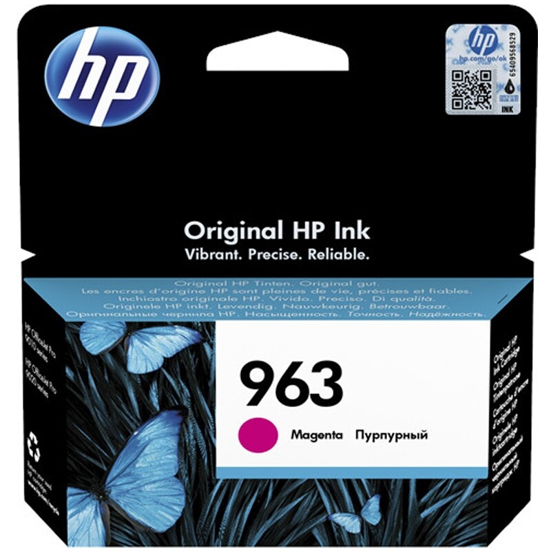 HP 963 Original Druckerpatrone пурпурный Тонированный Патрон оригинал 6890₽