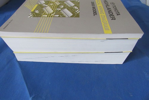 2003 Toyota Highlander Service Shop Repair Manual RM987U Vol 1 & 2 + EWD502U OEM - Bild 3 von 21