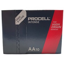 10 x Duracell Procell Intense AA 1.5V Alkaline Batteries
