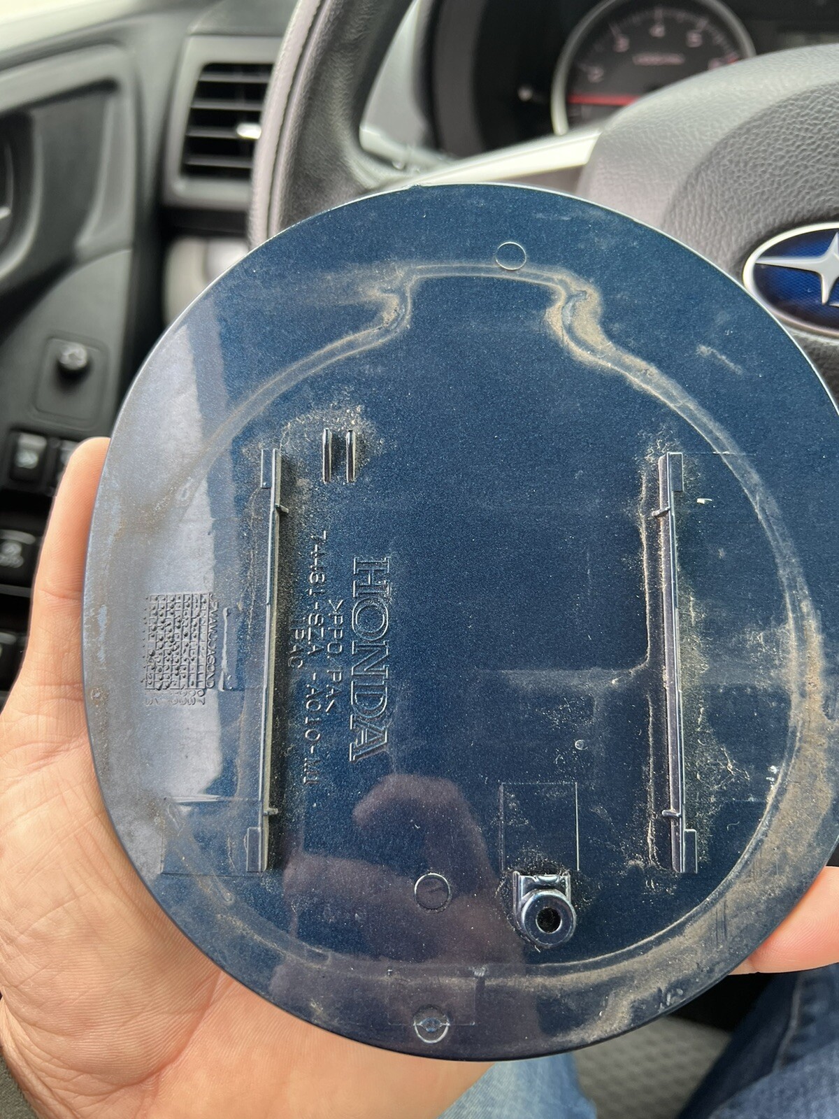 20092015 Honda Pilot Fuel Door OEM Gas Filler Lid Cover blue eBay