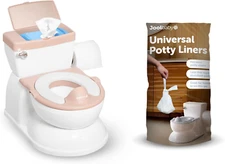Real Feel 2-In-1 Potty (Pink) + Disposable Potty Liners
