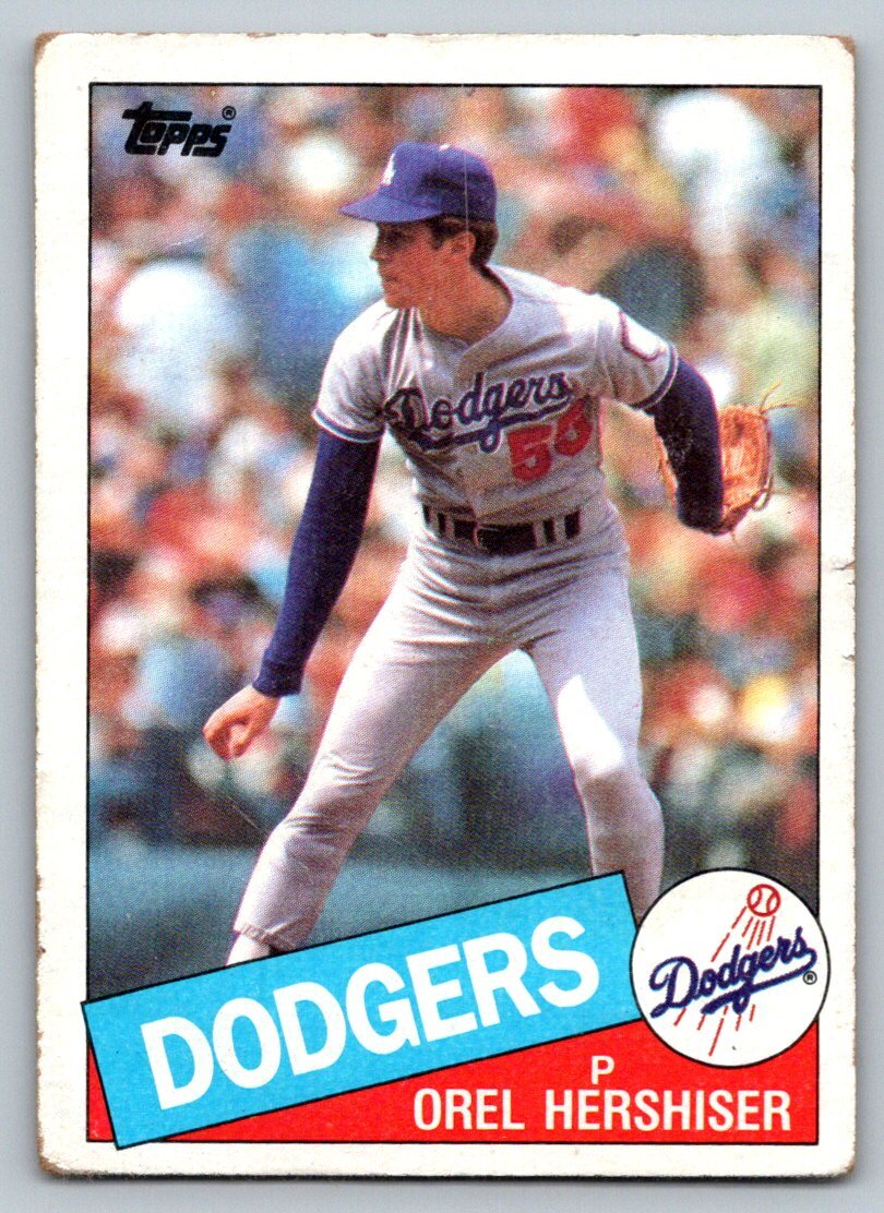 1985 Topps #493 Orel Hershiser