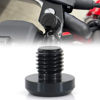 Fit For Ducati Hypermotard 939 2016-2018 1 Pair Aluminum Mirror Blanking Plugs 