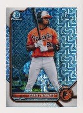 2022 Bowman Chrome Mega Mojo Refractor BCP-27 Darell Hernaiz Baltimore Orioles