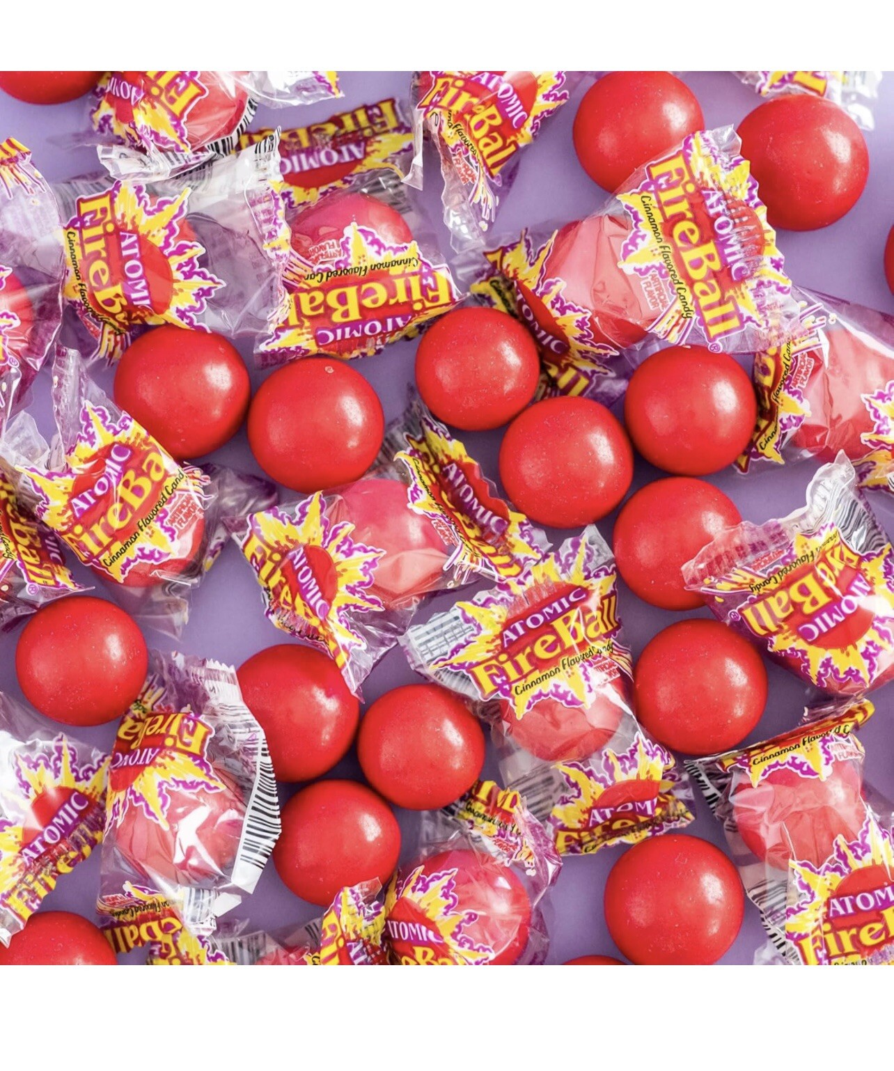 Bolas de fuego atómicas de 2 lb Ferrara Pan caramelo tamaño grande - STOCK NUEVO.