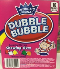 5 LB Dubble Bubble Chicle Tabs Assorted Chewing Gum Chicklets Chiclets Vending
