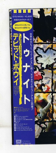 David Bowie - Tonight '84 LP JAPAN ORG 1st Issue!! come with Poster & OBI - Picture 4 of 6