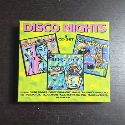 Disco Nights 3 CD Box Set Donna Summer Village People Irene Cara 1997 Polygram