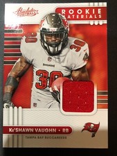 2020 Absolute Football KeShawn Vaughn Rookie Materials Patch #38 Buccaneers