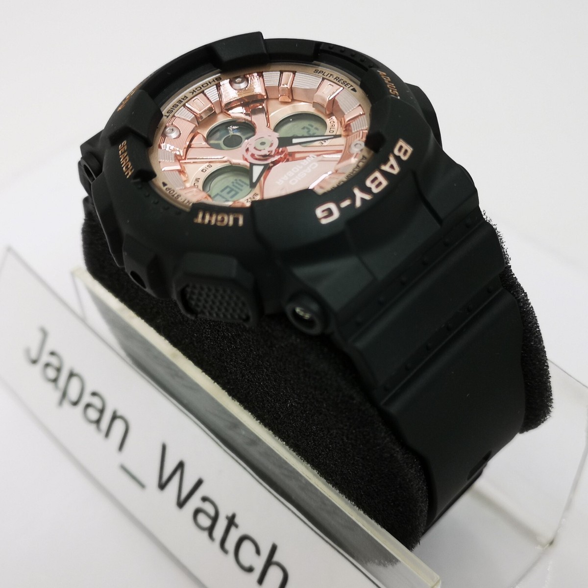 BABY-G CASIO BA-130-1A4JF ピンクゴールド BA130-1A4 | BABY-G ANALOG DIGITAL Black | CASIO