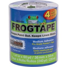 Shurtape, 4 Pack, 1.41 in. x 60 Yards, Frog Tape Pro Grade Painter's Tape