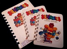 Lot of 3. Authentic BADER Bros.Vintage 1981 " Squibbles" date books. Rare 