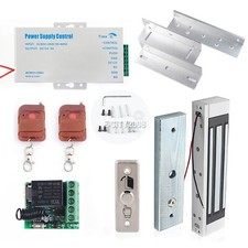Access Control System, door entry Electric Magnetic Lock 350LB  l z bracket