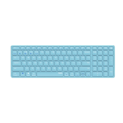 Rapoo E9700M Keyboard Dual Wireless BT + RF Aluminium Blue DE