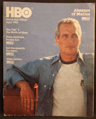HBO Home Box Office TV Movie Booklet Program Guide April 1983 Absence Of Malice