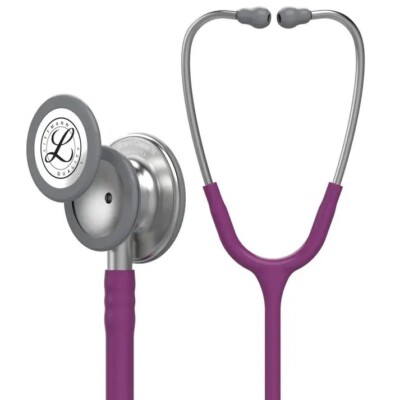 3M Littmann Classic III Monitoring Stethoscope, Plum, 5831