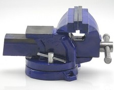 MORSA DA BANCO GIREVOLE GANASCE 125mm INCUDINE GHISA E ACCIAIO