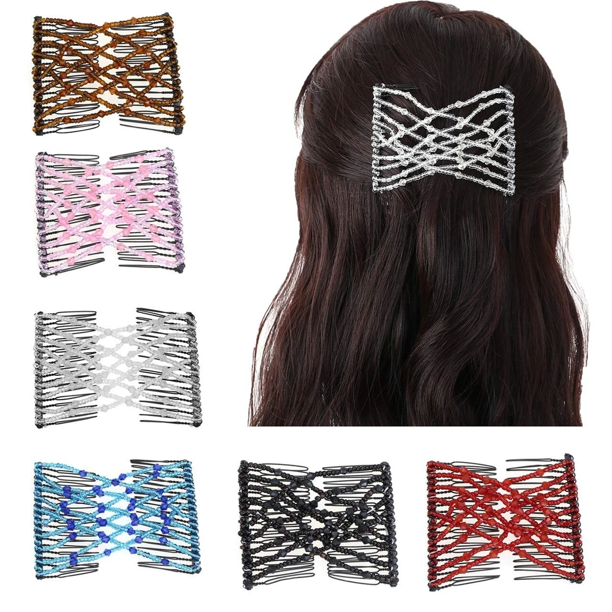 Elastic hair clearance comb