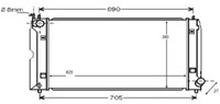 Mahle KüHler WasserküHler Passend FüR Toyota Corolla ZZE12 NDE12 ZDE12 E12J