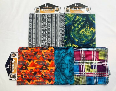 Adult SEIRUS Micro Fleece Neck Up Prints - Neck Gaiter Wicks & Blocks Wind #2653