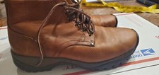Vintage Ralph Lauren Polo Brown Leather Ankle sneaker Boots Men 7.5 D