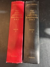 First Edition 1978 Ann Landers Encyclopedia A to Z Vol. 1 & 2