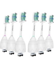 6 Pack Philips Sonicare Replacement Toothbrush Heads for e-Series - Green