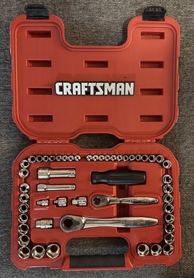 Craftsman 29309 Max Axess 51 PC Set Pass Through in Red Case for