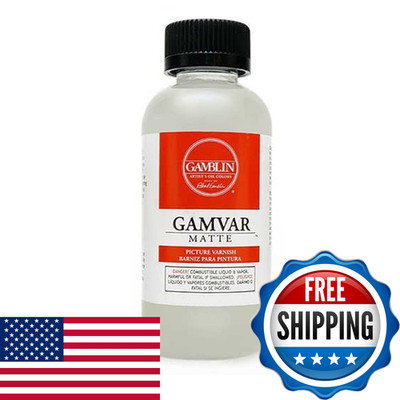 Gamblin Gamvar Pict Varnish 8 Oz Matte