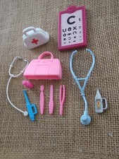Mattel Barbie Doctor Nurse Medical Accessories Lot H42