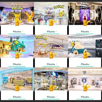 x18 Pikachu Location BG  |  Pokémon Center Stamp Rally 2026  |  Read Description