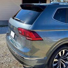 Rear Bumper Sill Cover Protector Guard For Vw Tiguan 2018-2024 Steel Dark 1pc
