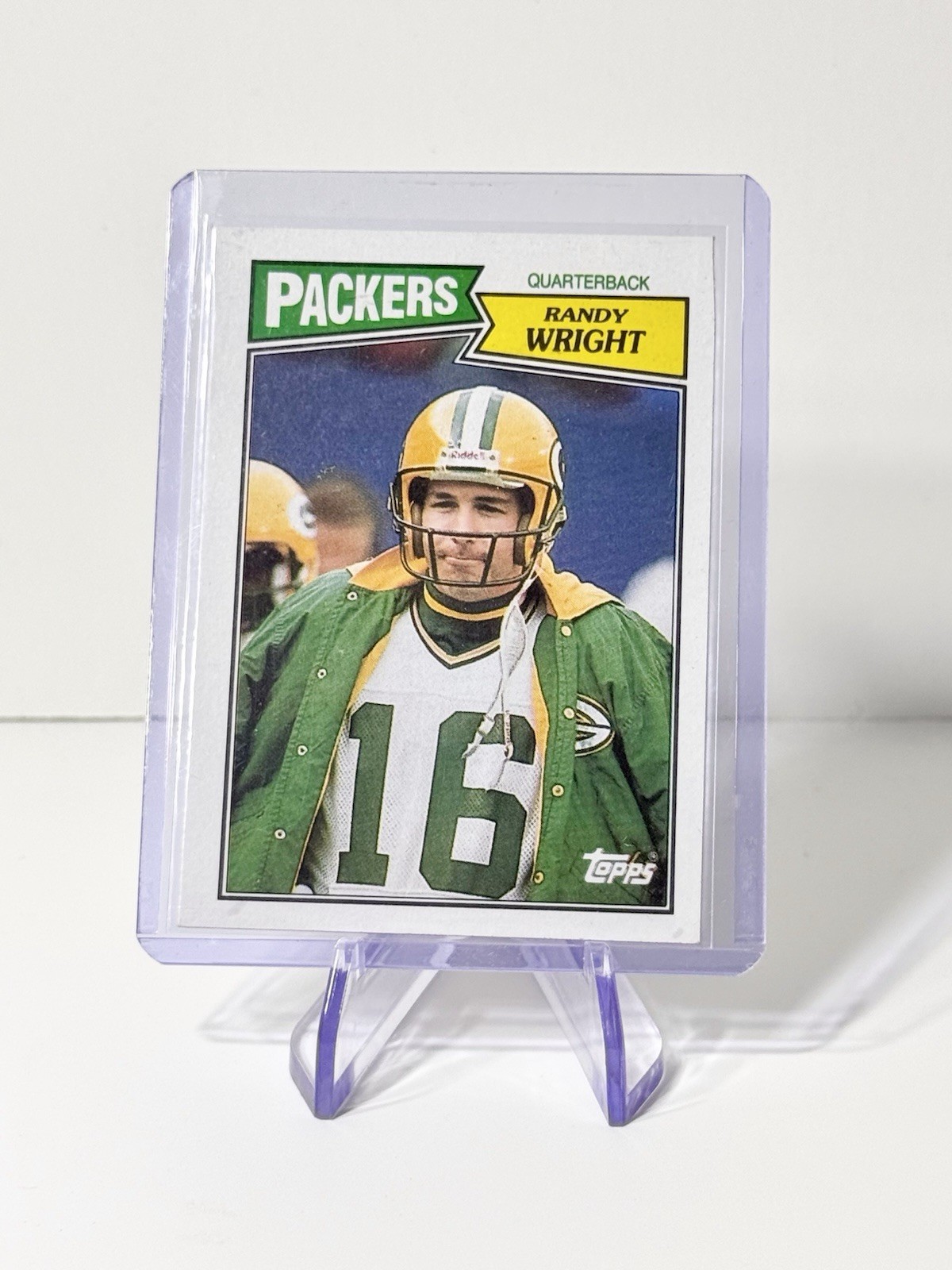 1987 Topps Football Card Randy Wright RC Green Bay Packers #351