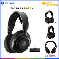 Wireless Gaming Headset Neodymium Drivers 60HR Battery Multi-Platform