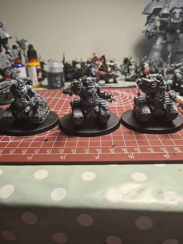 3x Kataphron Breachers Assembled Warhammer 40k Miniatures Admech